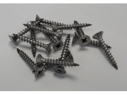 Poortschroef RVS 4,0 x 30 mm t.b.v. stalen poortframes