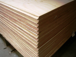 Underlayment GRENEN 122 x 244 cm v.v. mes en groef, 18 mm dik