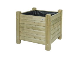 Talen bloembak Horst, 80x80 cm, 45 mm, 72 cm hoog