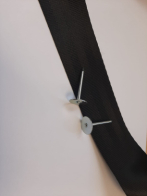 Set 1x 250 cm boomband 50 mm en 4 boombandnagels 40 mm