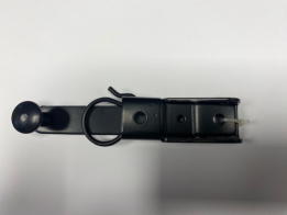 Luikoverslag klein (12 cm); zwart