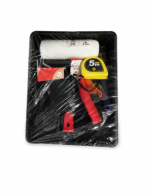 EPDM lijmset (verfbak, handschoenen, aandrukroller, rolmaat, breekmes, kwast, vachtroller)