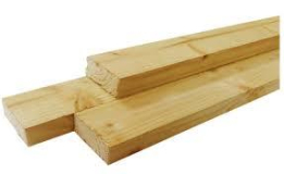 Panlat 22 x 38 mm ruw blank vuren; bos a 10 stuks