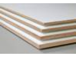 Multiplex 122 x 250 cm 18 mm dik wit gegrond WBP (buiten-kwaliteit)