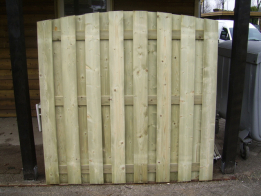 Toogscherm 120 x 180 cm (b x h) geimpregneerd (op bestelling)