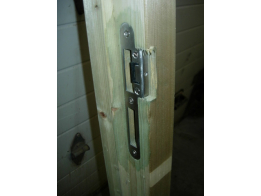 Kozijn t.b.v. rabatdeur 90/100 cm breed incl. HMB sluitplaat