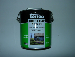 Tenco houtcoat zwart 2,5 l