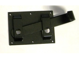 Rustica boerenklinkstel zwart