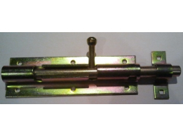 Grendel rond 175 mm geel (universeelgrendel)