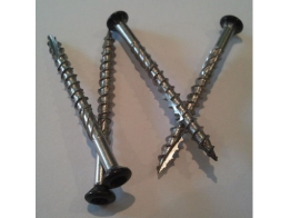 Tuinhoutschroeven RVS t.b.v. geïmpregneerd vuren 5,0 x 40 mm ZWARTE KOP (OP = OP)