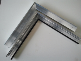 Buitenhoek trim t.b.v. EPDM 60 x 55 mm