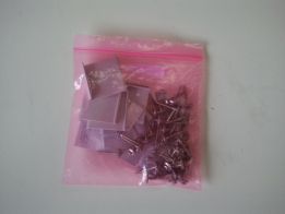 Zakje bevestigingsmaterialen t.b.v. 12,5 m trim, EPDM