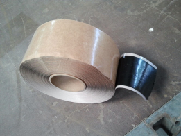 Rol dubbelzijdig EPDM tape 8 cm breed x 7,62 m lang