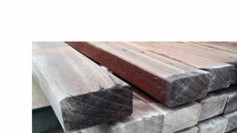 Hardhout balken 4,5 x 9,0 cm, Angelim Vermelho