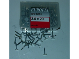Asfaltnagels 3 x 20 mm t.b.v. underlayment 350 gram (voldoende voor ong. 5 m2 shingles)